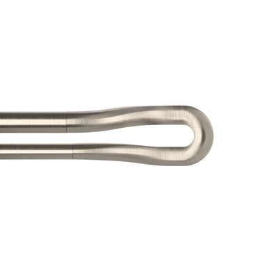 Umbra Midnight Nickel Expandable Double Blackout 3/4" Curtain Rod - 42"-120" | Tringle à rideaux coupe-lumière extensible double Midnight de Umbra nickel de 3/4 po - 42 po à 120 po