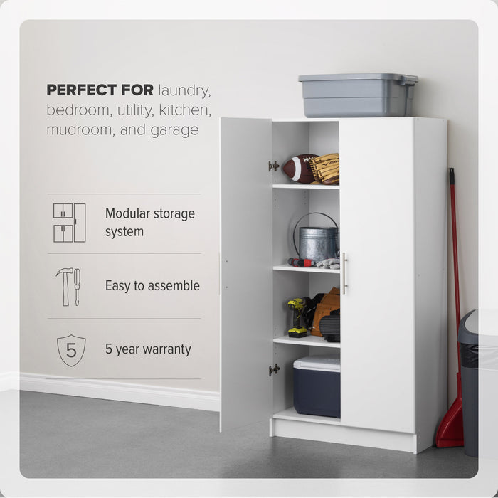 Elite 32\" Storage Cabinet - White