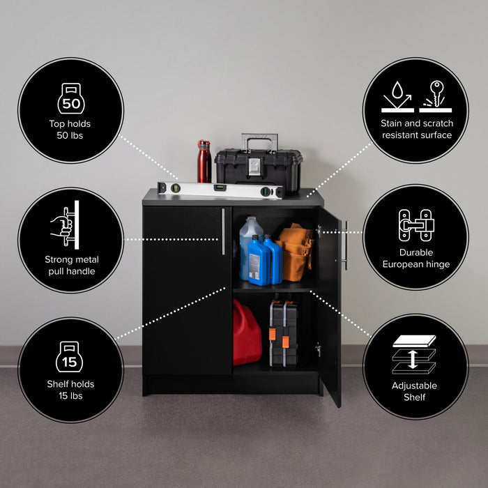 Elite 32\" Cabinet - Black