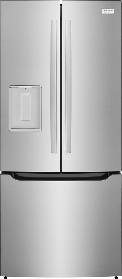Frigidaire Gallery 20 Cu. Ft. French Door Refrigerator - Smudge-Proof® Stainless Steel - GRFS2023AF | Réfrigérateur Frigidaire Gallery de 20 pi3 à portes françaises - Acier inoxydable Smudge-ProofMD - GRFS2023AF