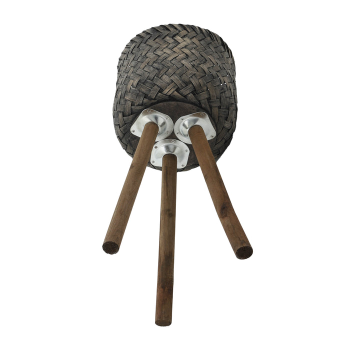 Bamboo Planter on Stand - Set of 2