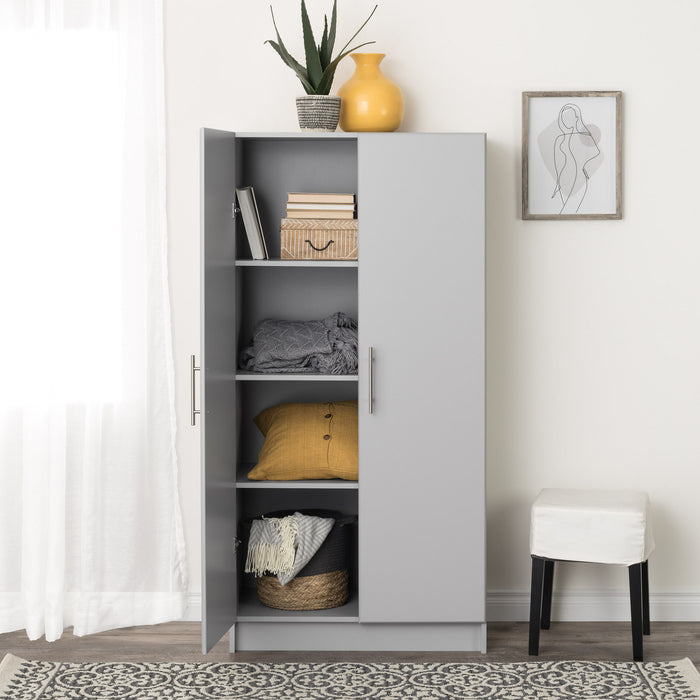 Elite 32\" Storage Cabinet - Light Grey
