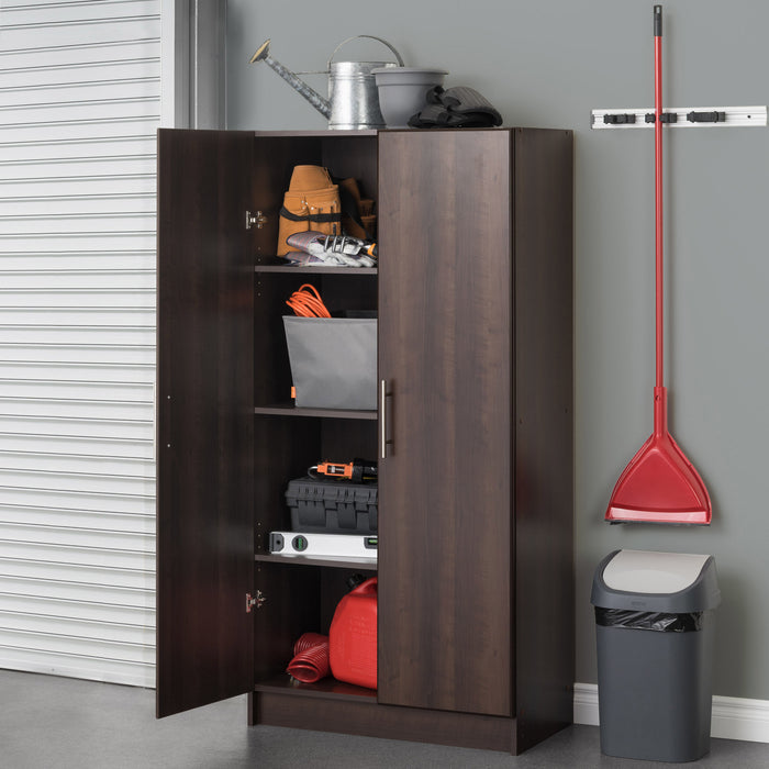 Elite 32\" Storage Cabinet - Espresso
