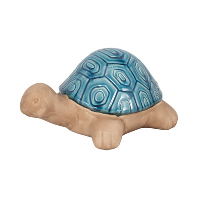 Ceramic 13" Tortoise - Turquoise|Tortue de 13 po en céramique - turquoise