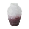 Glass 12\" Two-Tone Vase - Blush