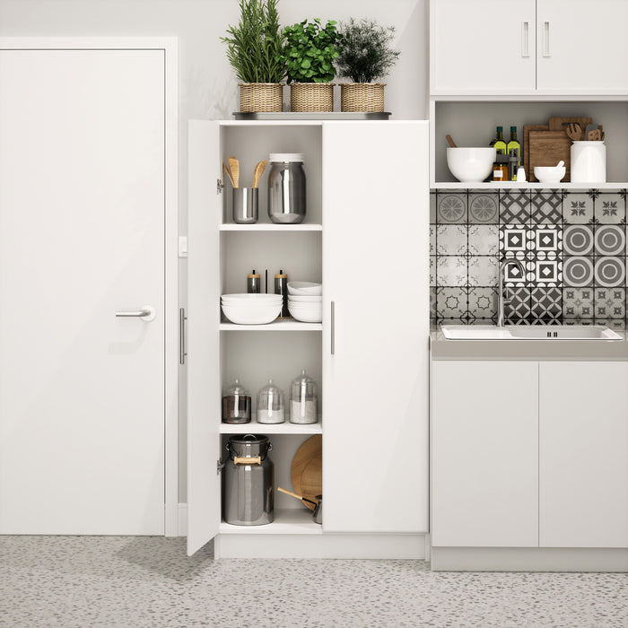 Elite 32\" Storage Cabinet - White