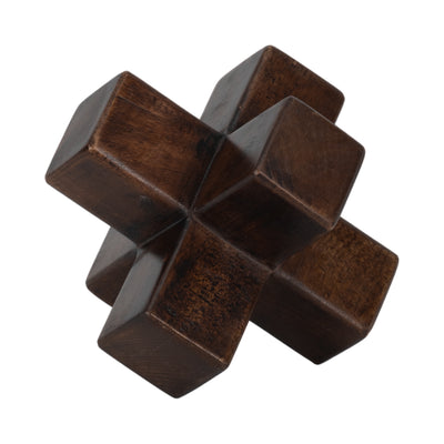 Wood 6" Jack - Brown|Osselet de 6 po en bois - brun