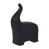 Ceramic 7\" Trunk Up Elephant - Black