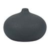 Ceramic 5\" Round Volcanic Vase - Navy