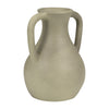 Terracotta 11\" Jug Vase with Handles - Sage Green