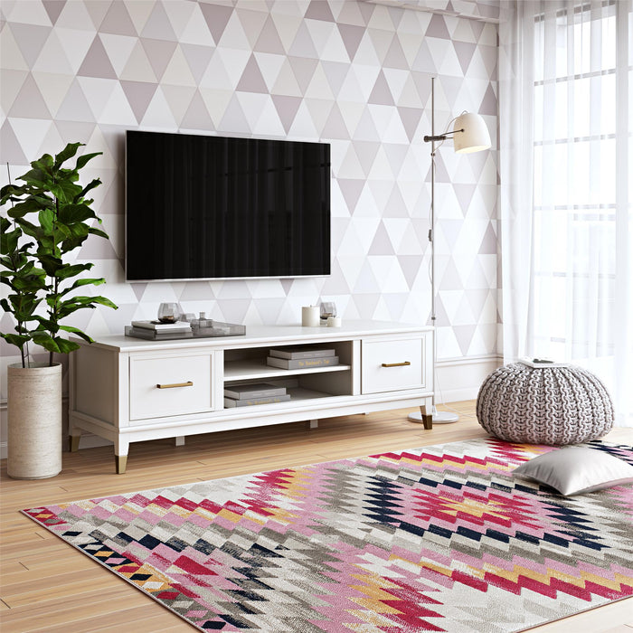 Ameriwood Home Westerleigh TV Stand for TVs up to 65\" - White