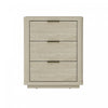 Evelyn Modern 20\" Nightstand in Natural (3-Drawer)