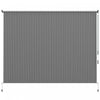 Outsunny Outdoor Roller Shade, 8' X 6' Patio Door Blinds, Dark Grey
