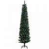 Homcom 6ft Artificial Snow Dipped Pencil Christmas Tree With 570 Branch Tips