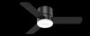 Minimus Ceiling Fan with Light Fixture - Black
