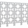 Outsunny 72\" Garden Trellis Pack Of 4, For Roses, Vine, Cucumber, Clematis