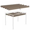 Outsunny Retractable Pergola Roof, Sun Shade Cover For 9.8' X 7.1' Pergola