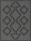 Esina Transitional 5'3\" x 7'0\" Area Rug in Grey Indoor Area Rug