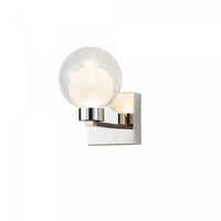Colton 1 Light Wall Sconce, Chrome Lamp