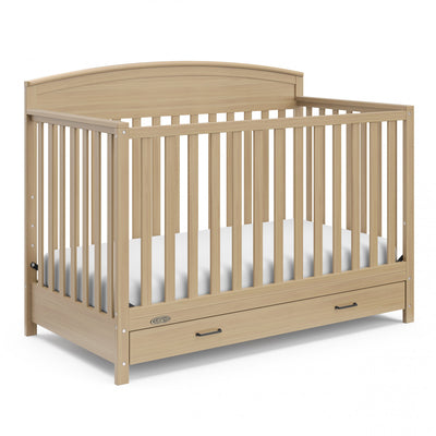 Graco Benton 5-in-1 Convertible Crib with Drawer - Driftwood