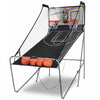Costway Indoor Basketball Arcade Game Double Electronic Hoops Shot 2 Player W/ 4 Balls