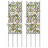 Costway 2 Pcs Garden Trellis For Climbing Plants Rustproof Metal Plant Support Frame