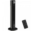 HOMCOM 28dB Tower Fan for Bedroom, 26 ft/s Velocity Standing Fan, Black