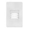 Dainolite Bella LED Step/Wall Light 3.3w White With Louver Lamp