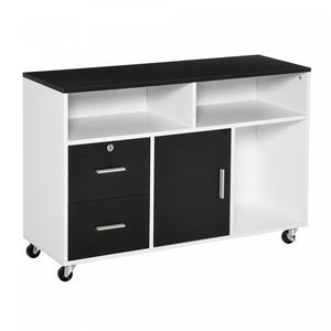Homcom File Cabinet With 2 Lockable Drawers