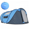 Outsunny 4 Person Camping Tent Automatic Pop Up Tent with Carry Bag Doors