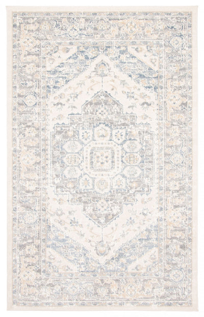 Bijara Blue Area Rug - 8'0" X 10'0" | Carpette Bijara bleue - 8 pi 0 po x 10 pi 0 po