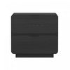 Chrystie Contemporary Modern 26\" Nightstand in Black (2-Drawer)