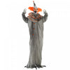 Homcom Halloween Clown Animatronic Prop With Light Up Eyes