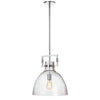 Dainolite Liberty 1 Light Pendant Polished Chrome Finish Lamp