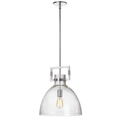 Dainolite Liberty 1 Light Pendant Polished Chrome Finish Lamp|Luminaire suspendu Liberty de Dainolite avec fini chromé poli et 1 ampoule
