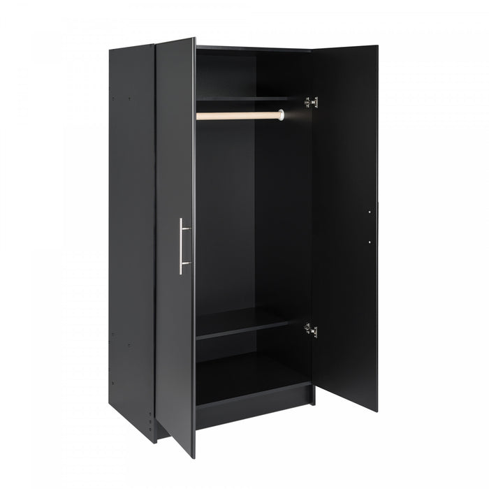 Elite 32\" Wardrobe Cabinet - Black