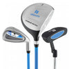 Ultimate Junior Golf Club Set For Children Includes 165cc #3 Fairway Wood & #7 Iron Blue