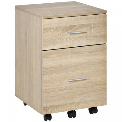 Vinsetto 2 Drawer Filing Cabinet With Hanging Rail|Vinsetto Classeur A 2 Tiroirs Avec Rail De Suspension