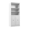 Bestar Versatile 36 W Closet Organizer with Doors - White