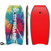 Costway 41\" Lightweight Body Board With Eps Core Xpe Deck Hdpe Bottom Crescent Tail Colorful
