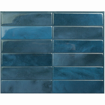 Smart Tiles Peel and Stick 4-Sheet 12 x 9 Backsplash - Morocco Agadir|Dosseret Smart Tiles peler et coller 12 x 9, 4 feuilles - Morocco Agadir