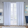Thermaplus Ultimate White Blackout Multi Header Curtain Liner - 45 x 113