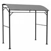 Outsunny 7' X 5' Bbq Grill Gazebo Tent With Steel Frame Hooks Grey