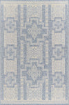 Nyra Transitional 5'3\" x 7'0\" Area Rug in Blue Indoor Area Rug