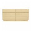 Ardea Contemporary 72\" Dresser in Natural Oak (6-Drawer)