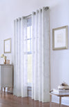 Giardino White Grommet Curtain Panel - 52\" X 95\"