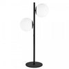 Dainolite Folgar 2 Light Table Lamp Matte Black Finish Opal White Glass