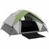 Outsunny 4-5 Man Camping Tent With Sewn-in Floor, 3000mm Waterproof