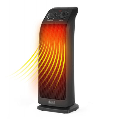 Black+Decker 18.7" Ceramic Tower Heater | Radiateur tour Black+Decker de 18,7 po avec éléments en céramique