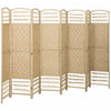 HOMCOM 5.6ft Folding Room Divider, Freestanding Privacy Screen for Bedroom
